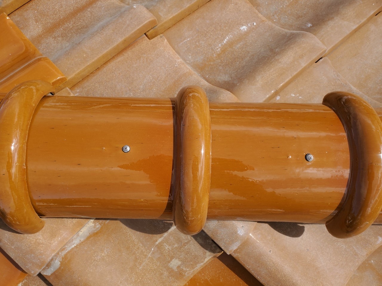 7寸丸の取付は　ステンレスビスを使います