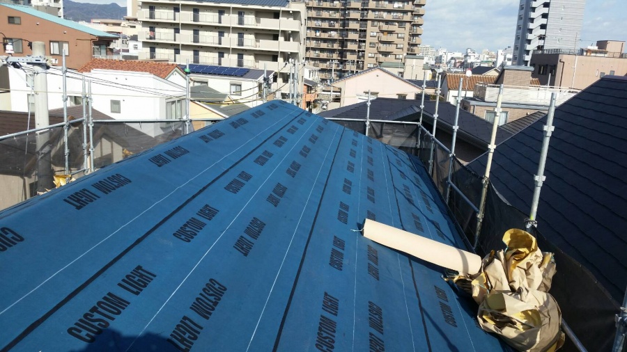 片面粘着ルーフィング(カスタムライト)