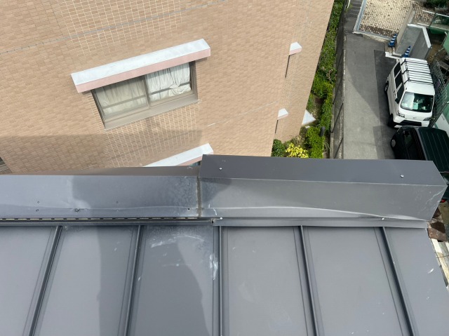 棟板金浮き現状