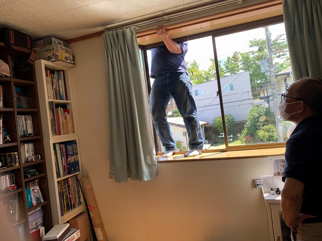 出窓雨漏り箇所確認