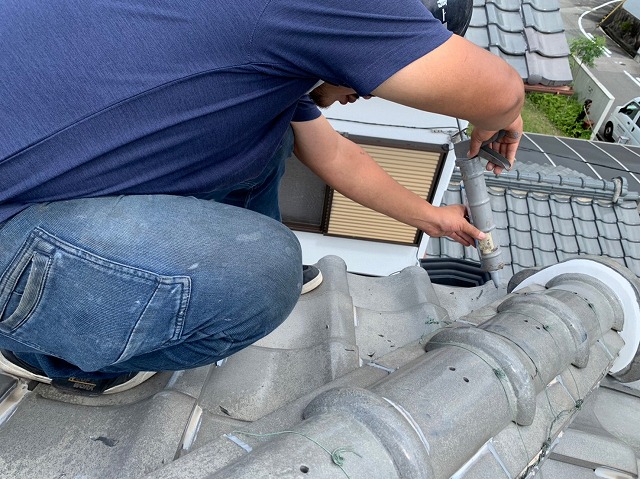 コーキング処理