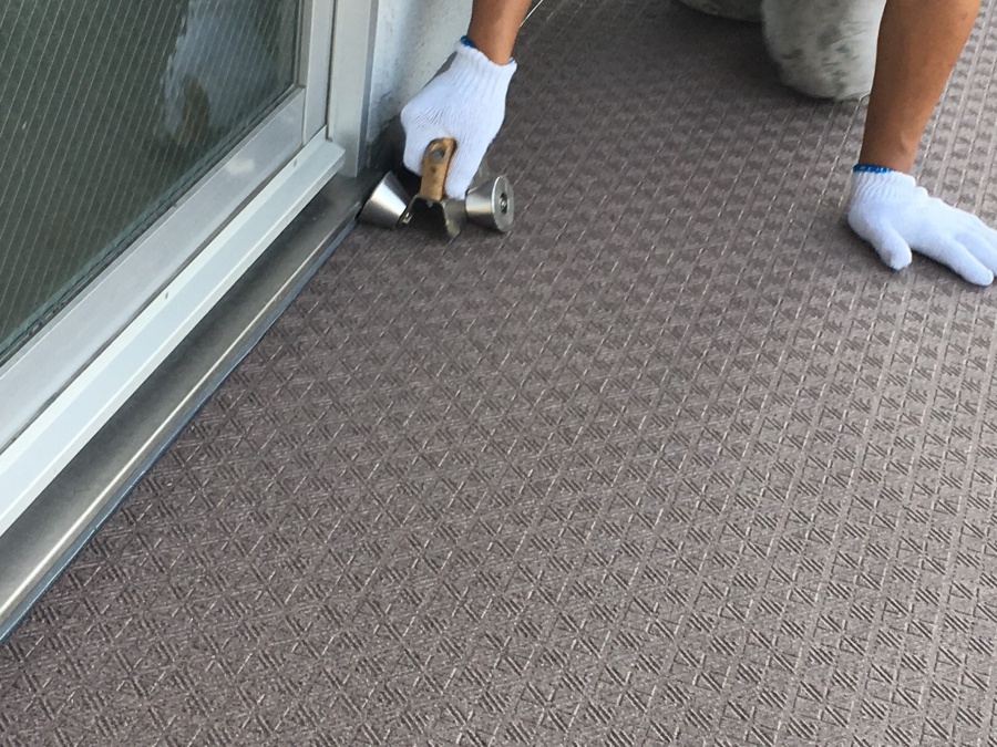 長尺シート張り