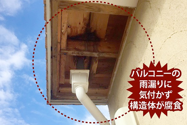 雨漏り　構造体