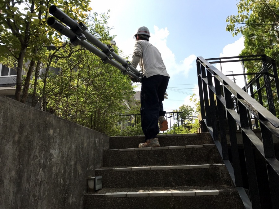 足場架け工事材料