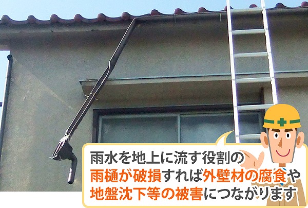雨樋　破損