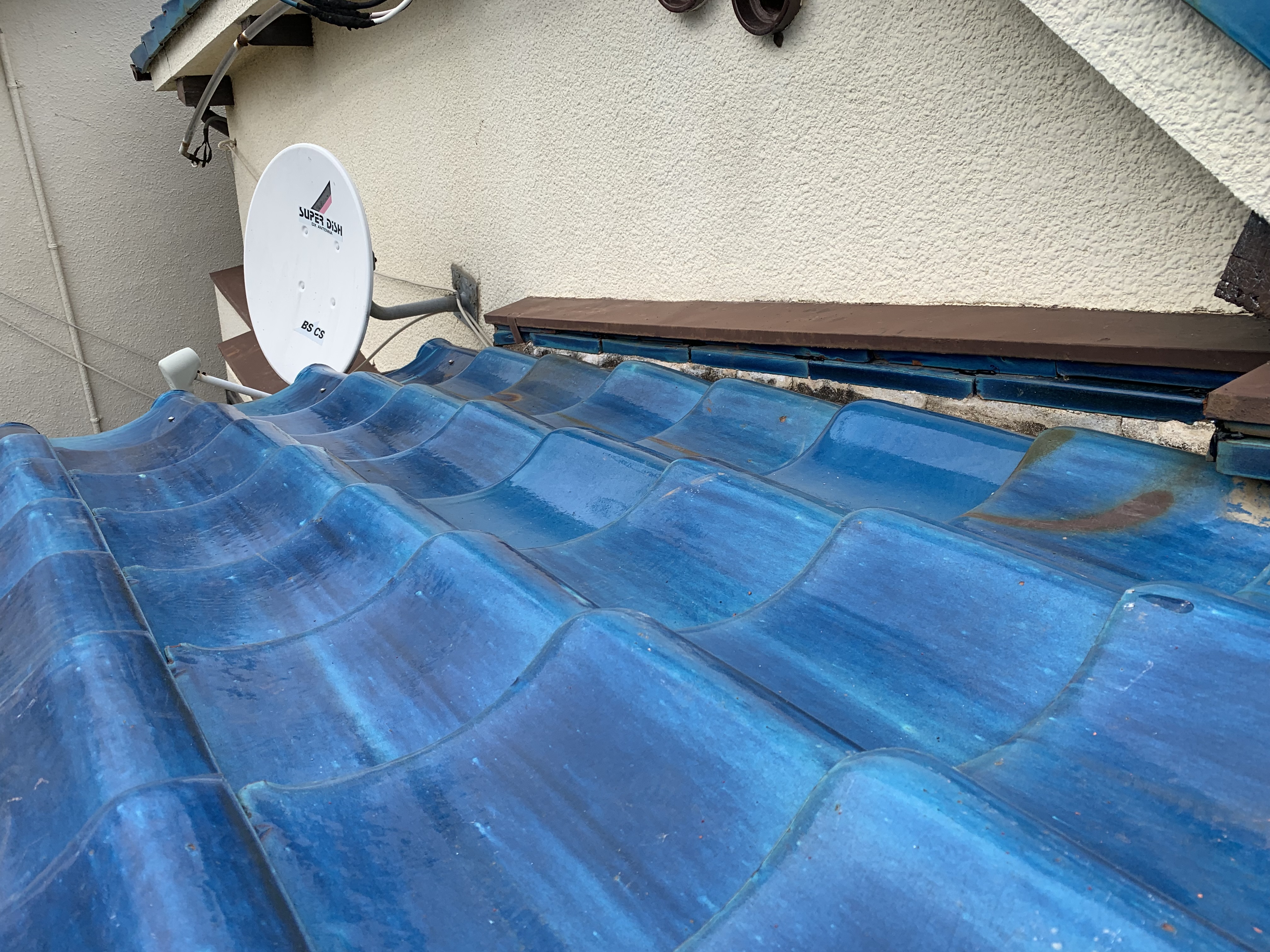 のし瓦を元に戻しました