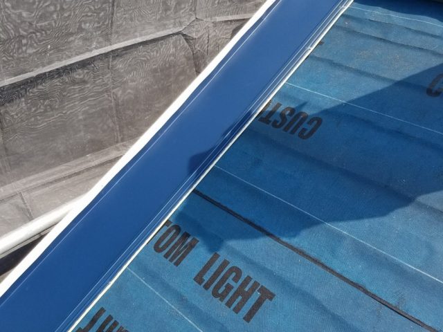 ケラバに立平を設置