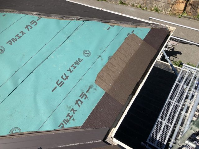 スレートの固定