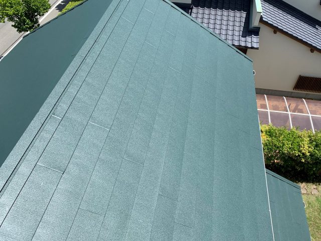 スレート屋根から金属屋根へ