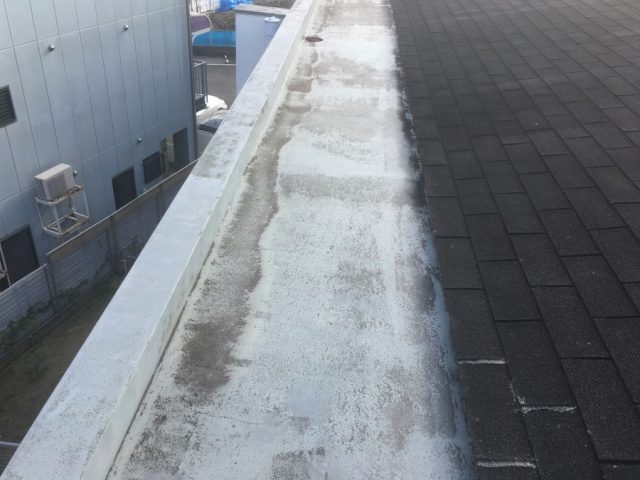 パラペットの立上り部分