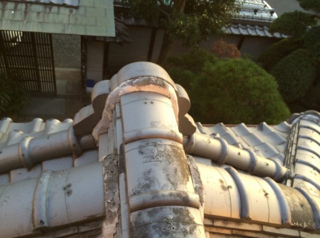 漆喰詰め直しビフォー