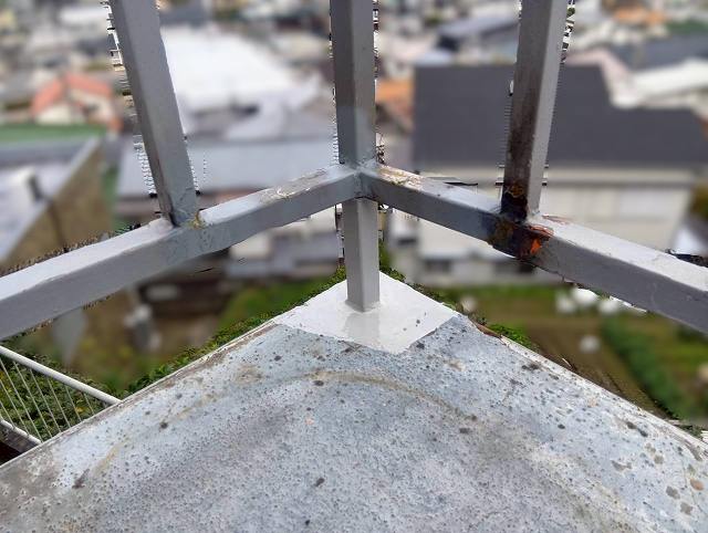 施工後　完成　鉄部