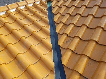 谷板金交換完成