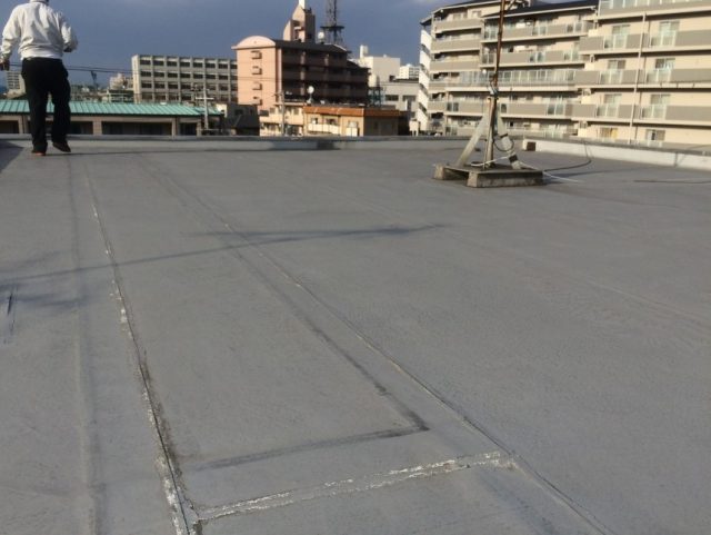 屋上防水工事ビフォー