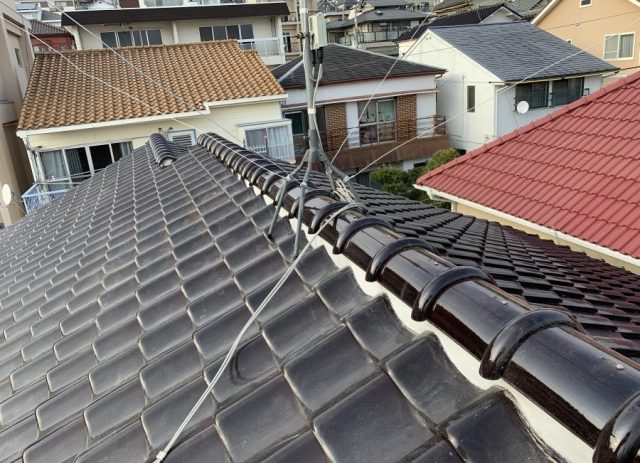 屋根リフォーム完成時