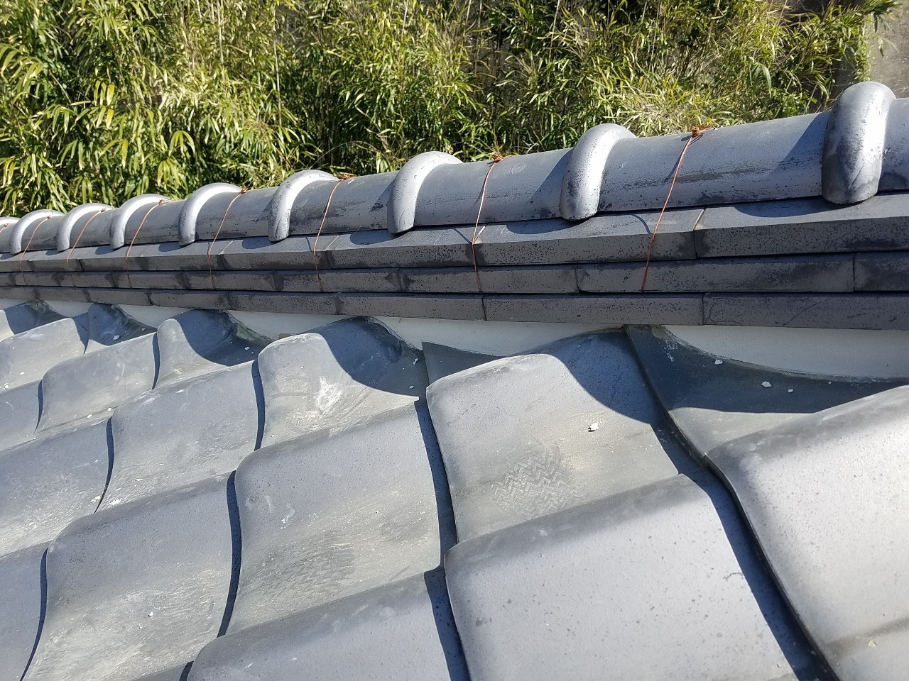 漆喰詰め直し完了