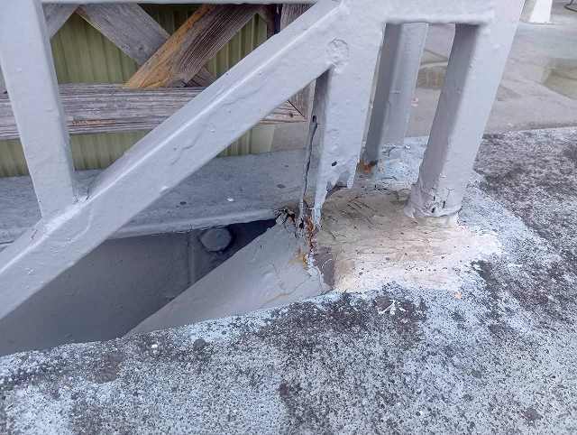 現状　鉄部　腐食