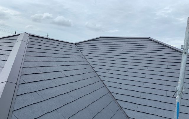 葺き替えによる瓦屋根修理完了