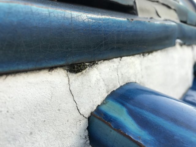 詰めすぎた漆喰