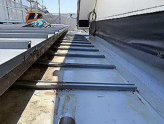 外壁との取り合い部分