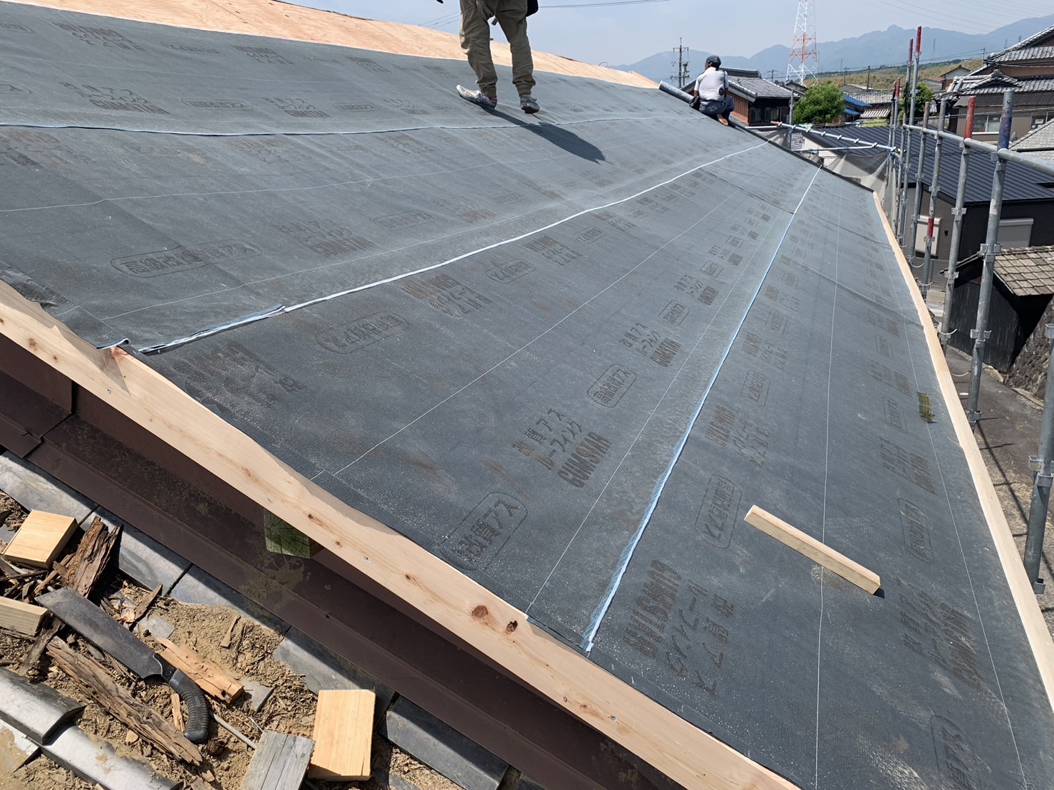 改質アスファルトルーフィング