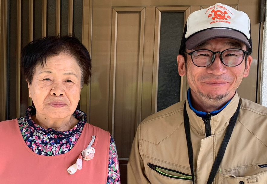 お客様との写真