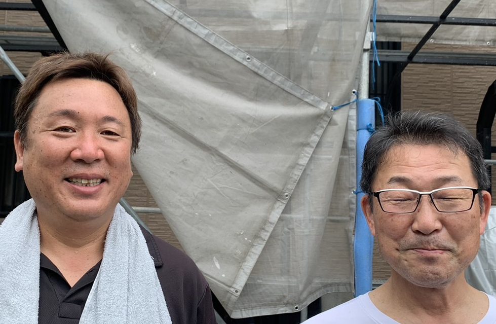 お客様との写真