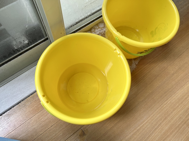 バケツ処理写真