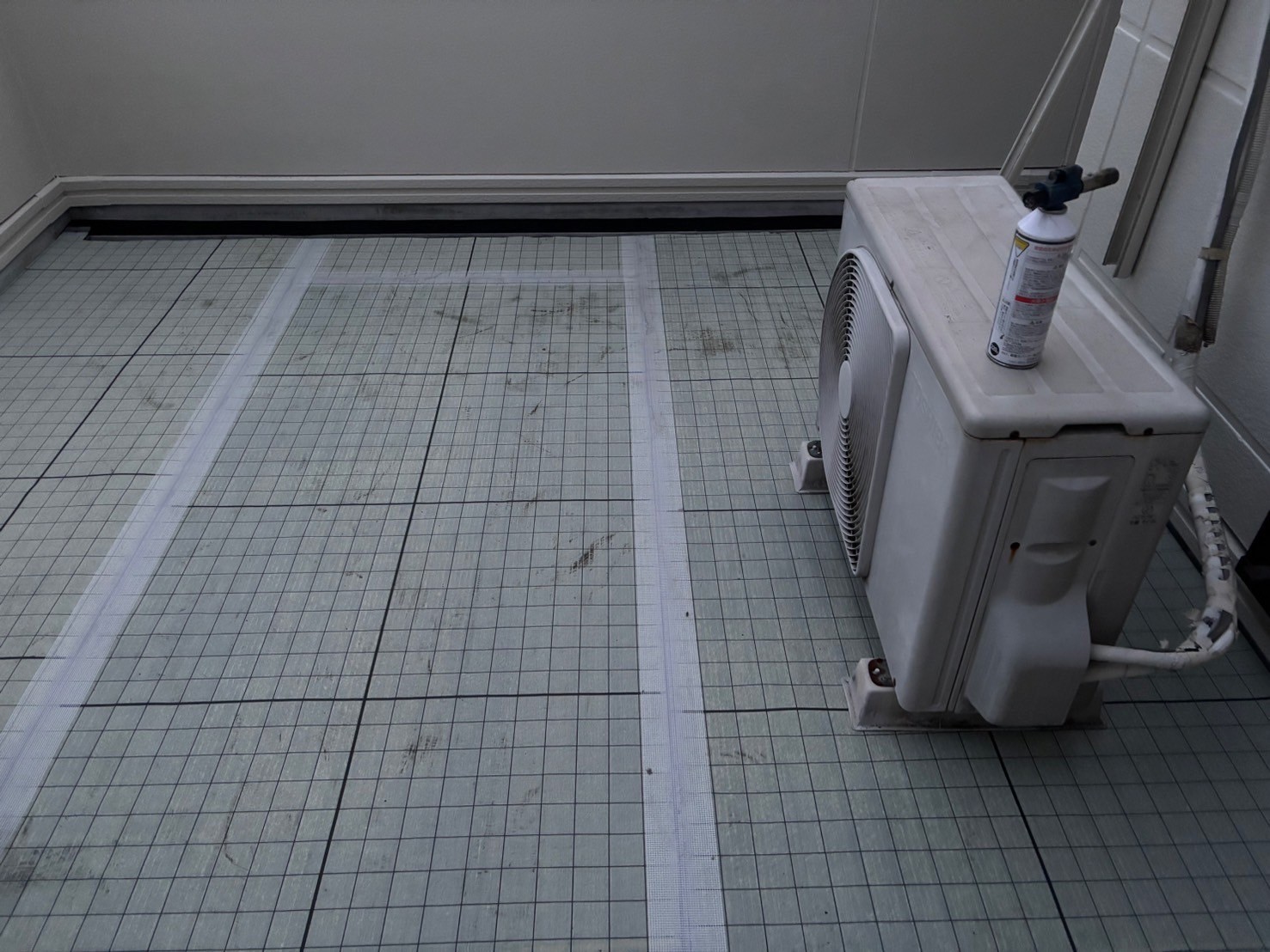 春日井市雨漏りしたベランダセキスイハイム