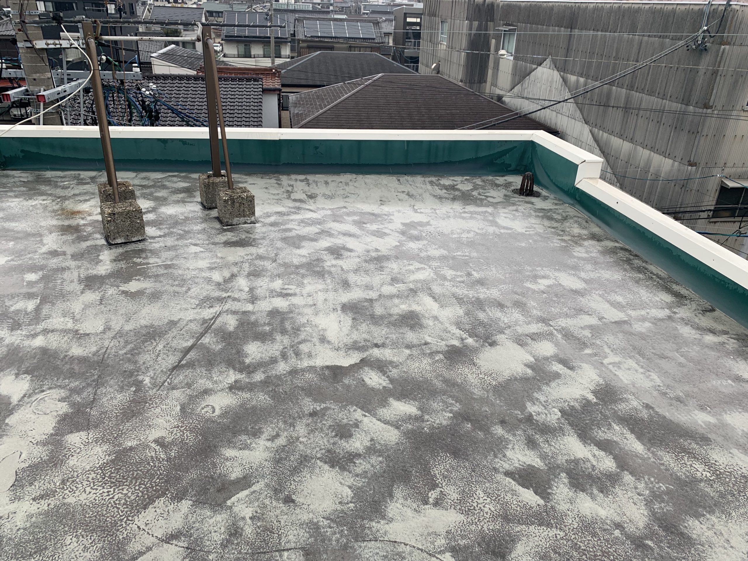 陸屋根防水の劣化