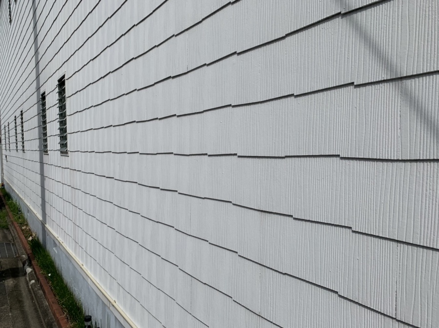 外壁塗装カラーベストの外壁アップの写真