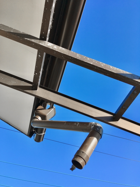 雨樋の破損（折れ）