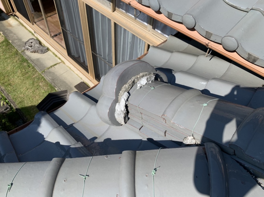 漆喰の状態詳しい無料現地調査アップ写真