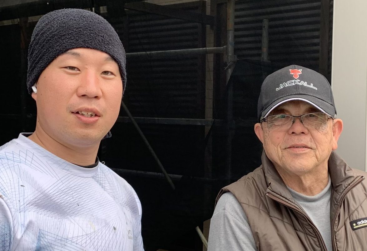 お客様との写真