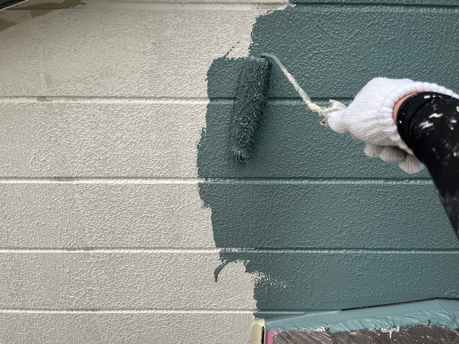 大人気！プレミアムシリコンを使用した外壁塗装