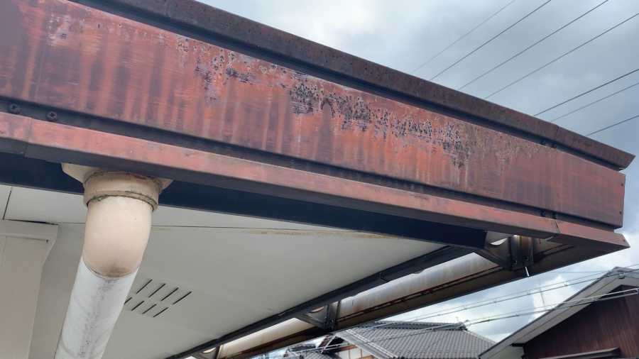 積水ハウスパラペットと屋根