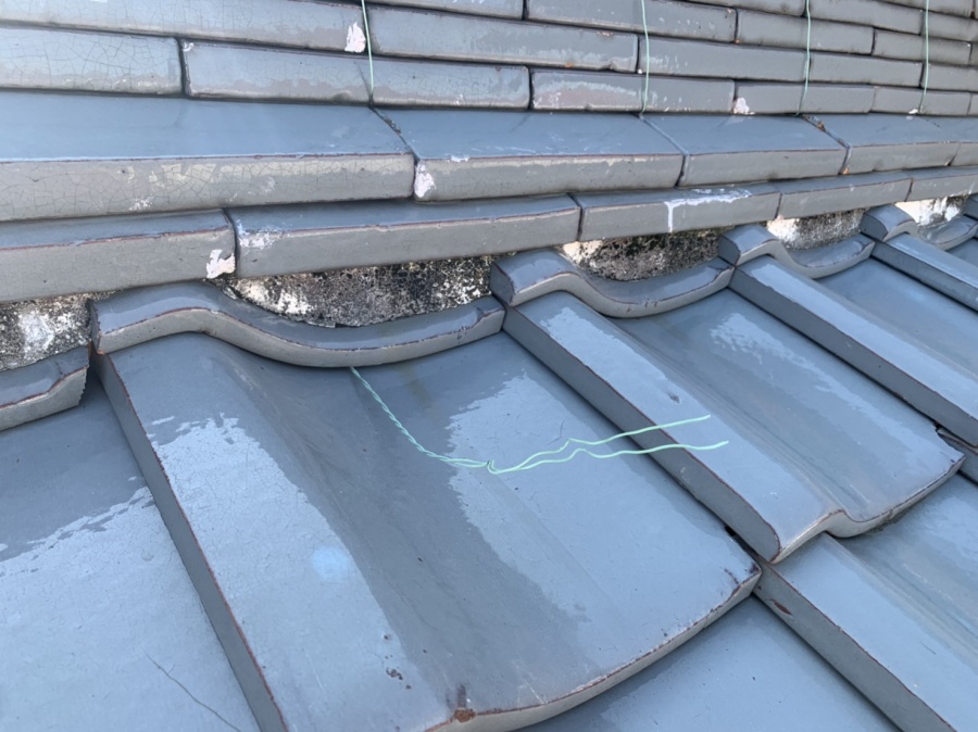 春日井市和瓦の漆喰