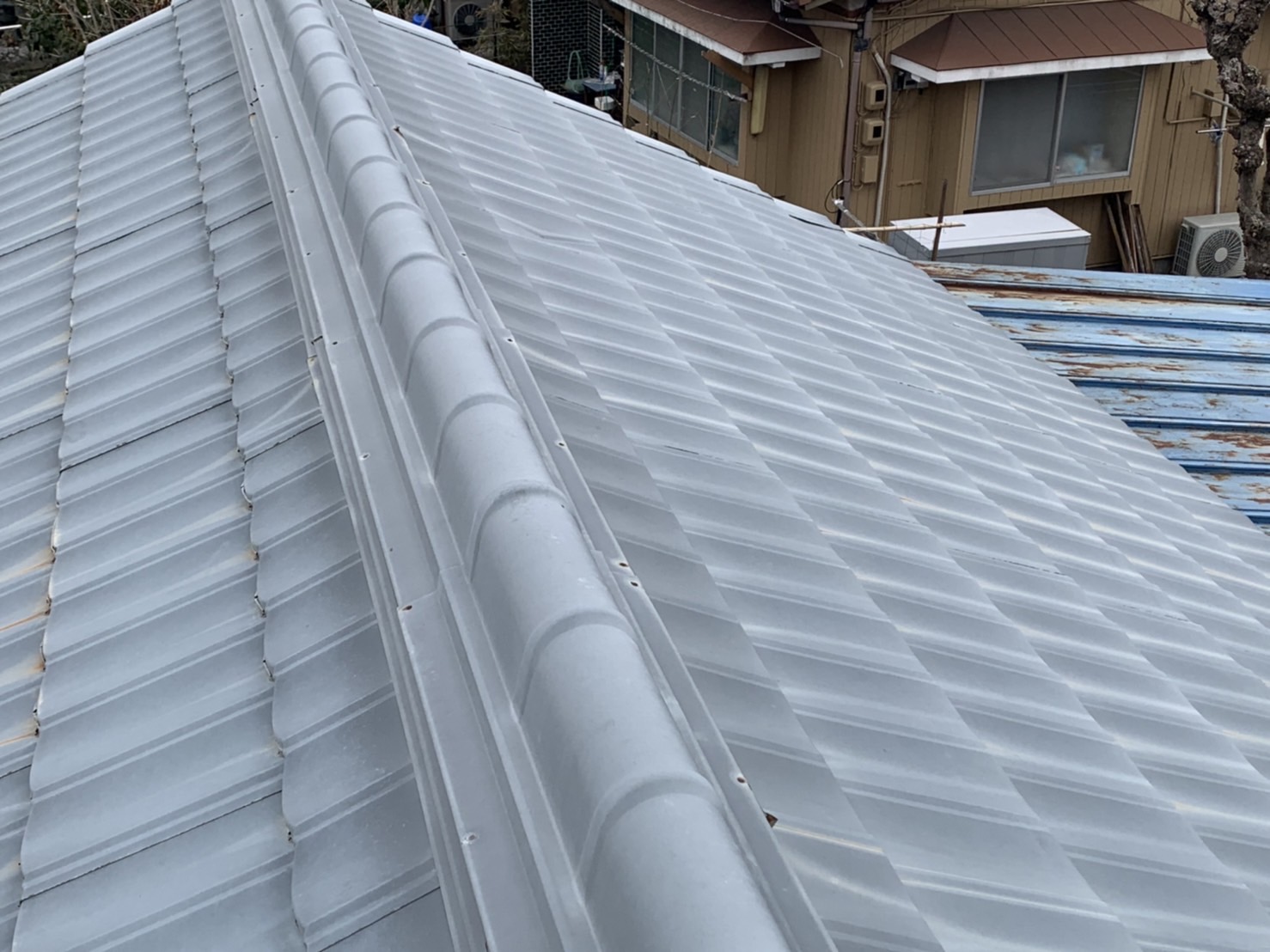 金属瓦の錆の状況