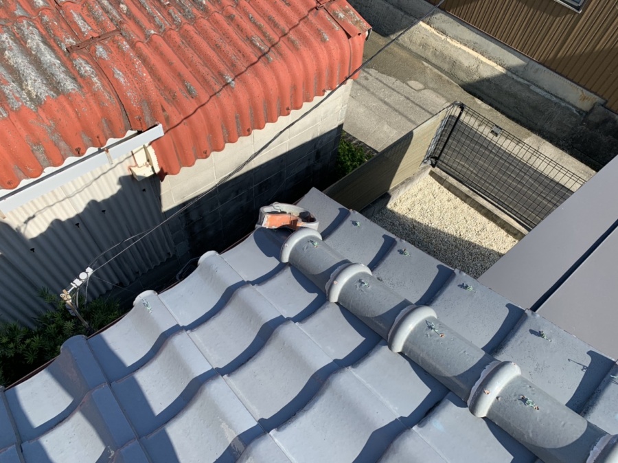 春日井市和瓦の漆喰