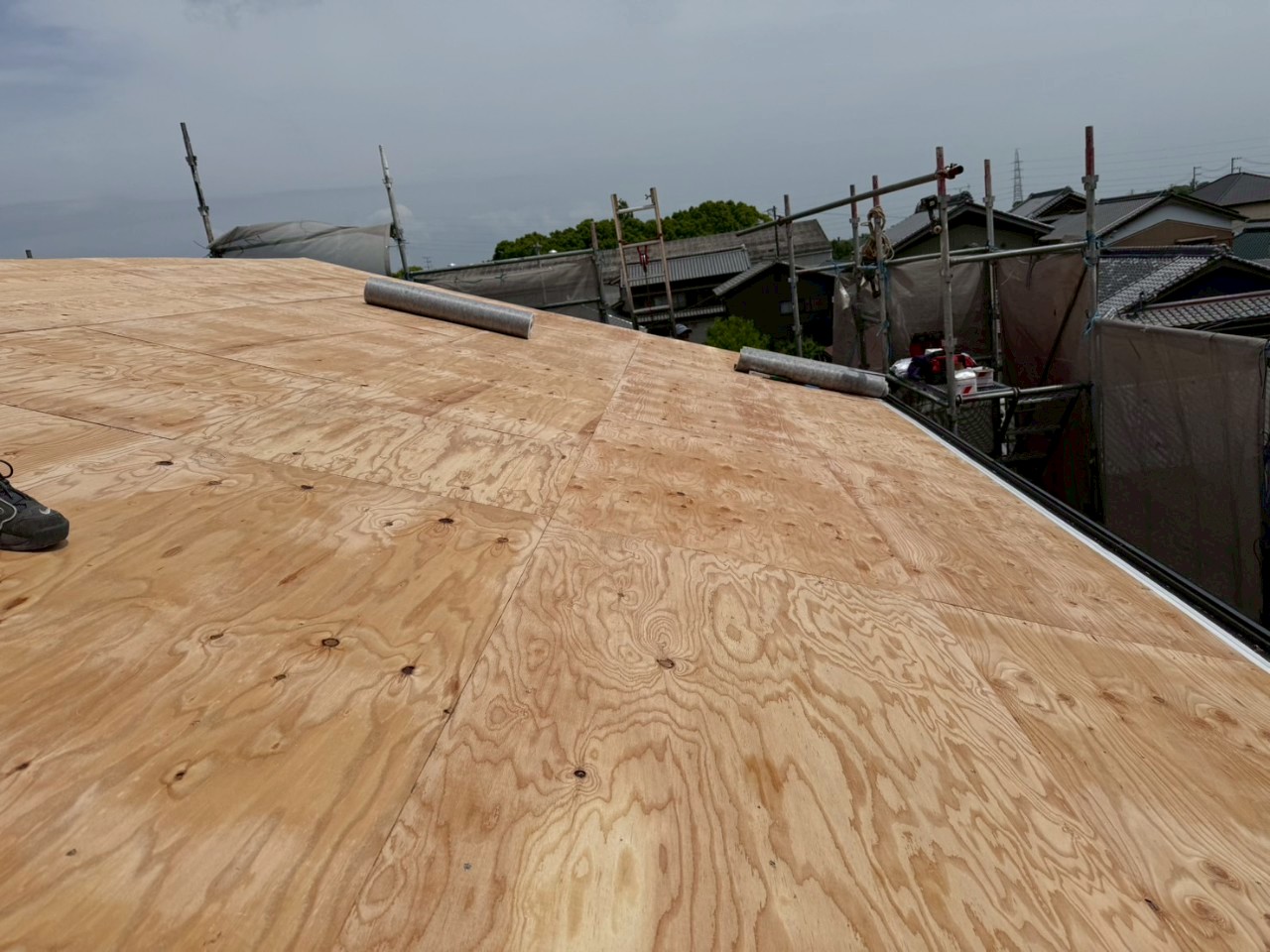 春日井市セキスイハイム屋根葺き替え