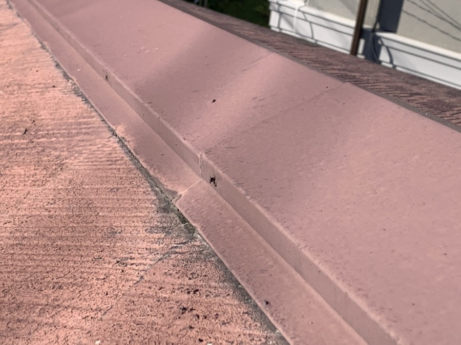 棟板金部分の写真