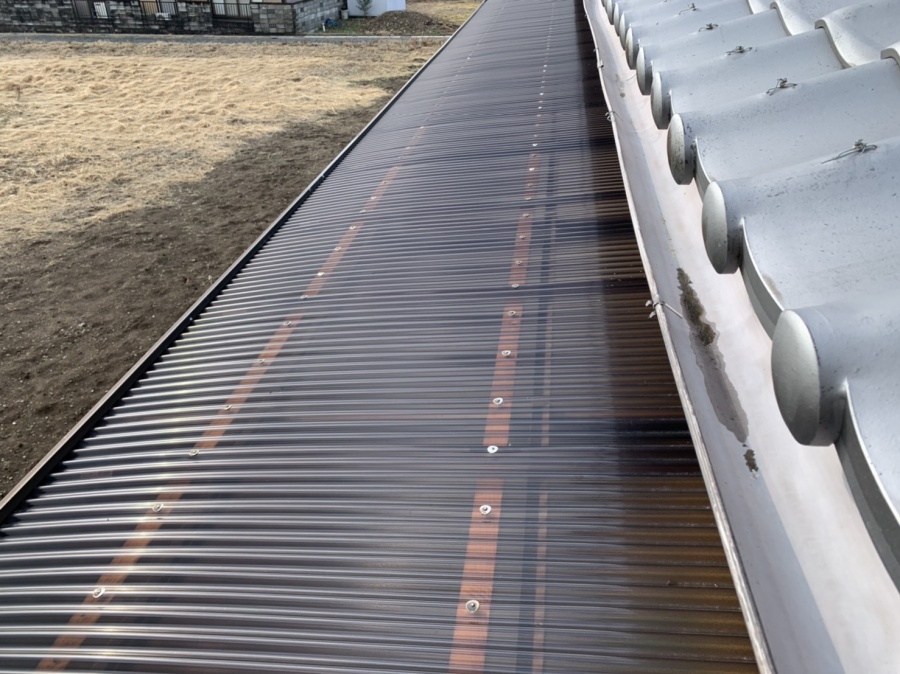 1階の雨樋（軒樋）