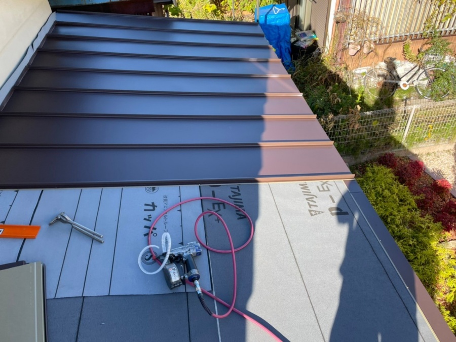 タテヒラの施工中写真