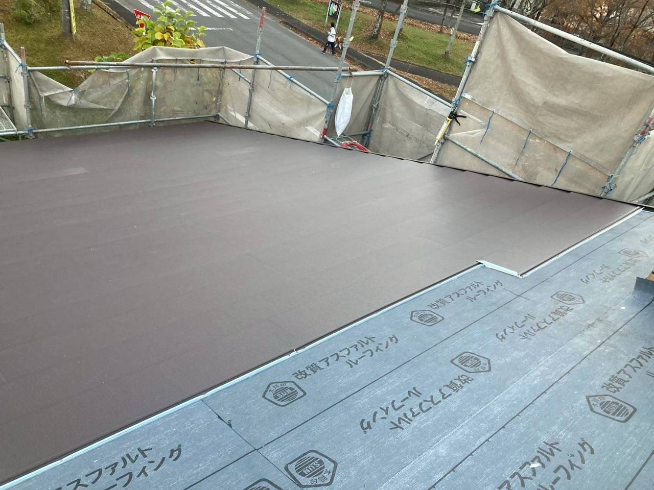 春日井市カラーベストカバー工法