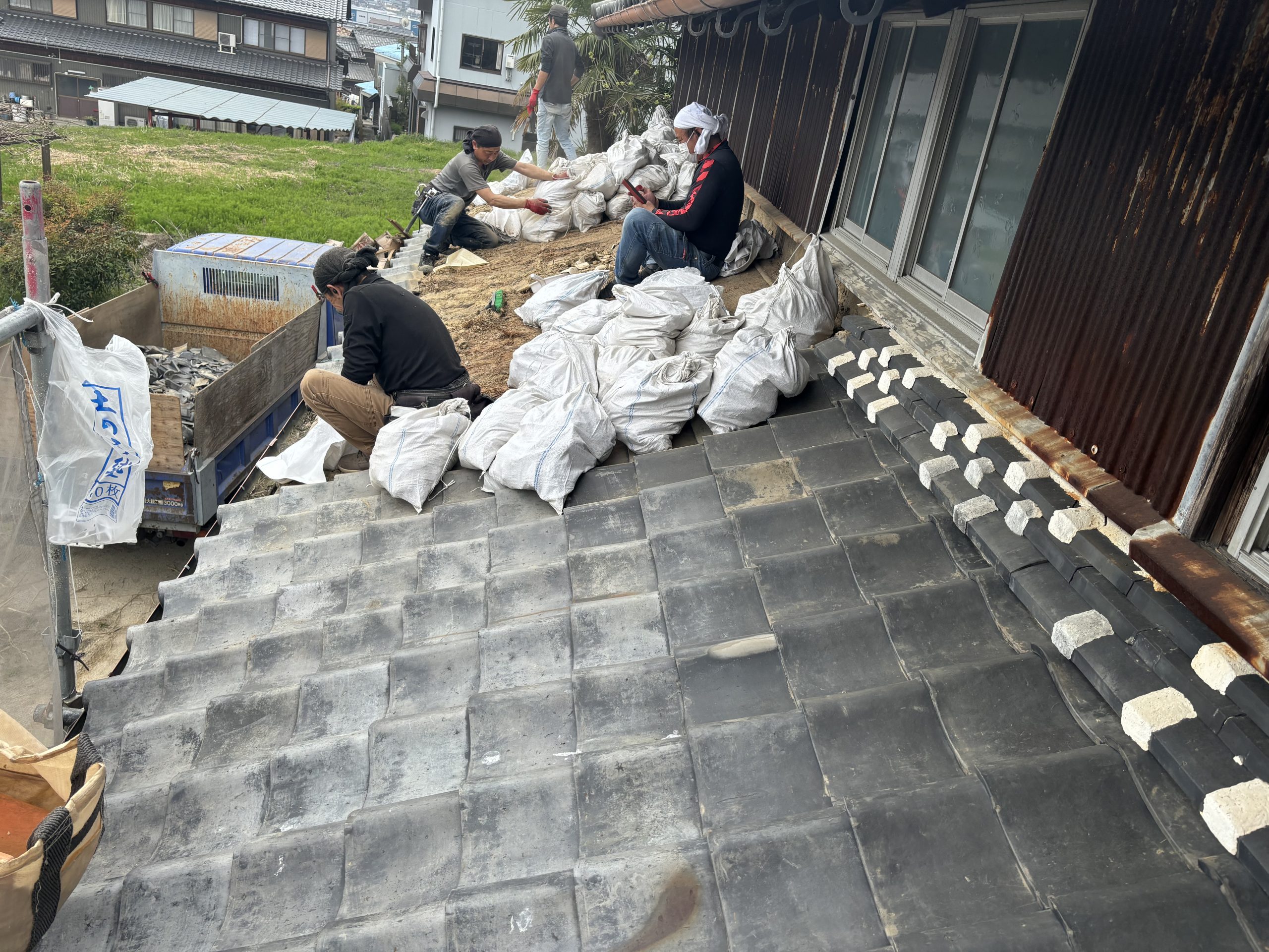 瀬戸市瓦屋根葺き替え