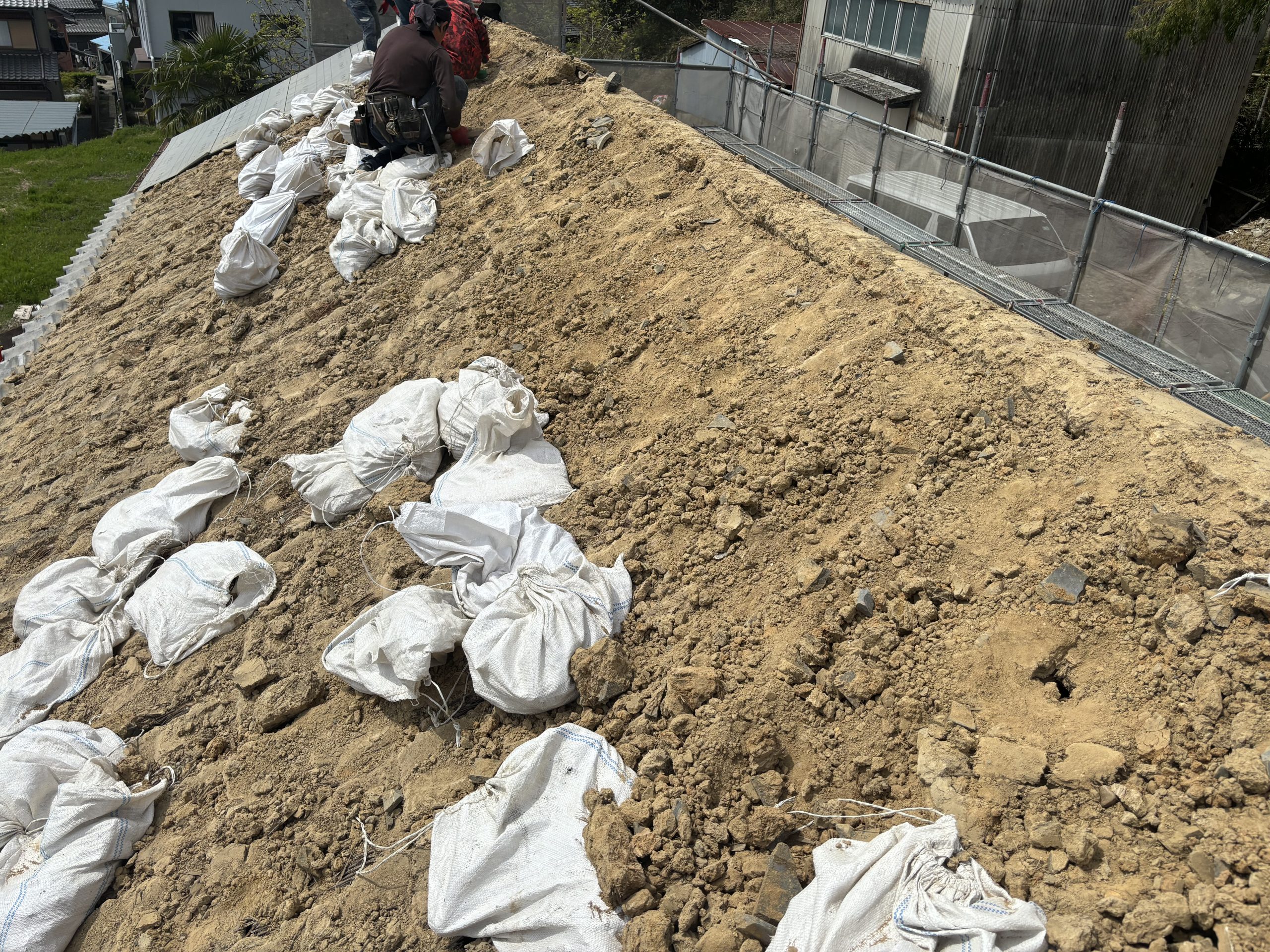 瀬戸市瓦屋根葺き替え