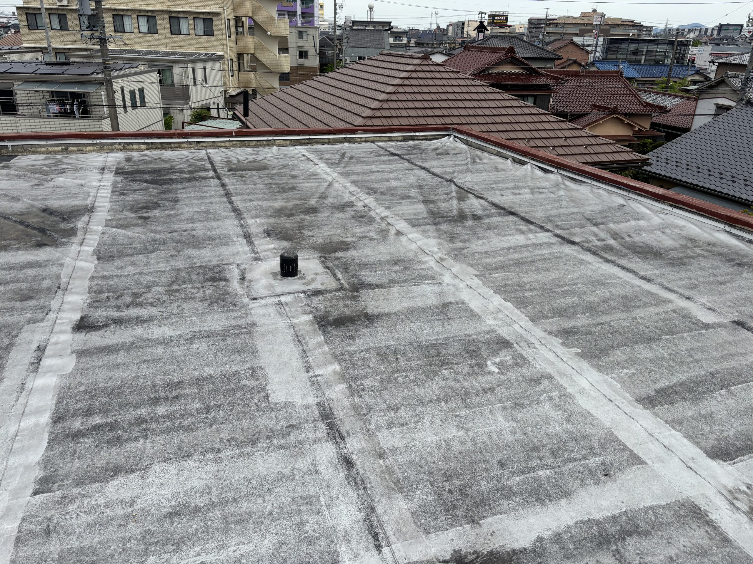 春日井市雨漏りした陸屋根