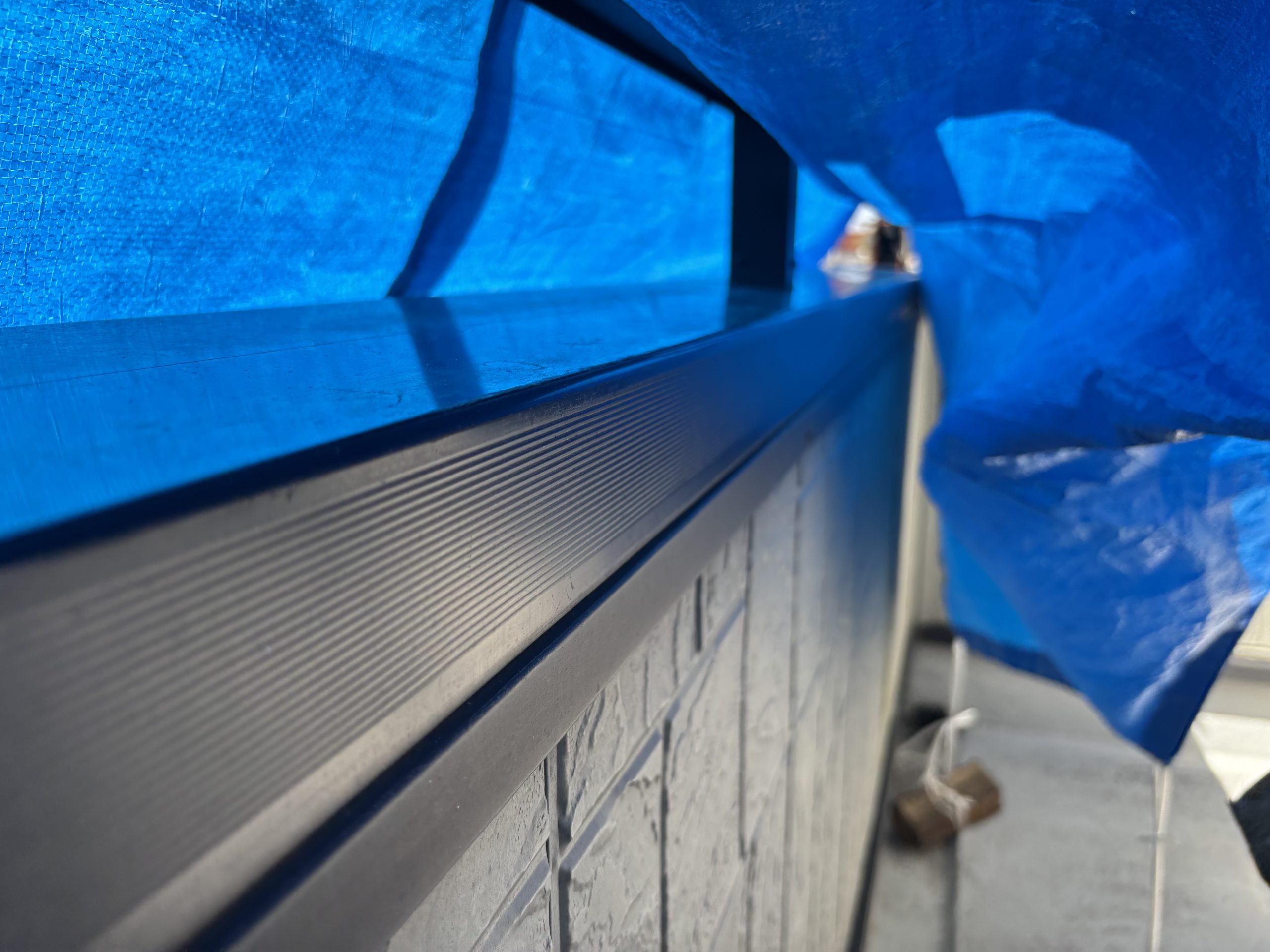 小牧市雨漏りしたベランダ