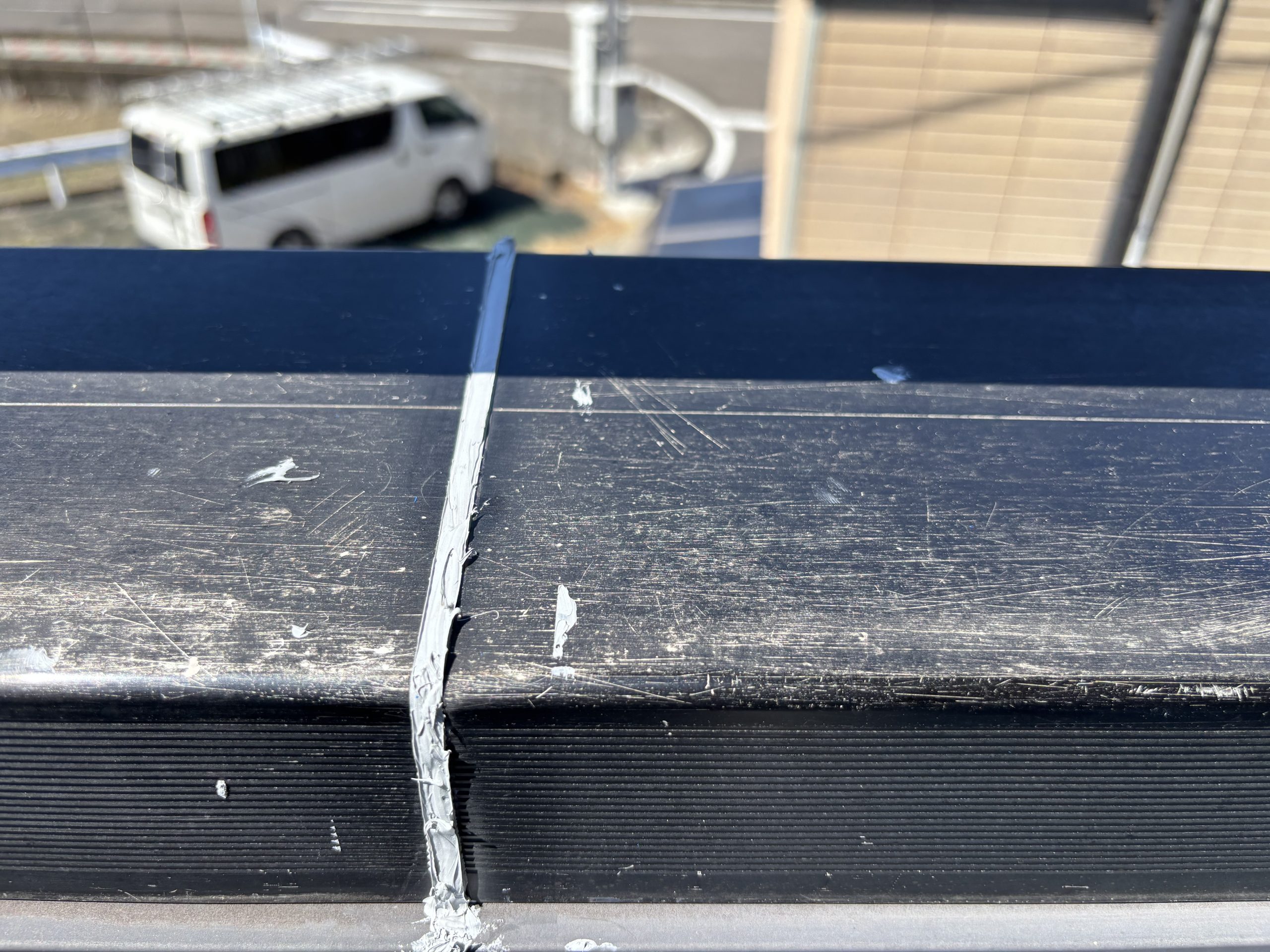 小牧市雨漏りしたベランダ