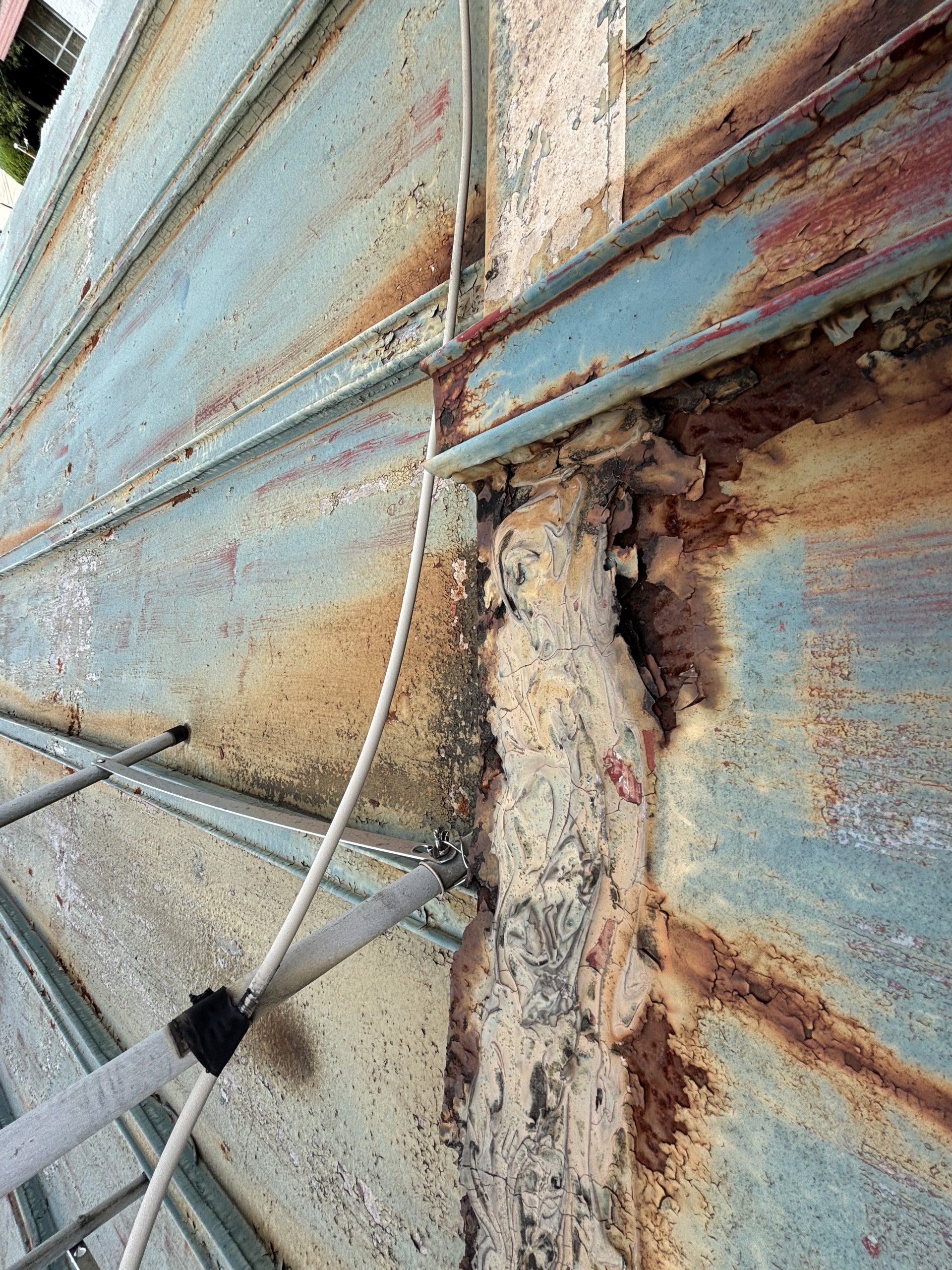 葺き替えを提案した名古屋市北区のお宅の屋根全景